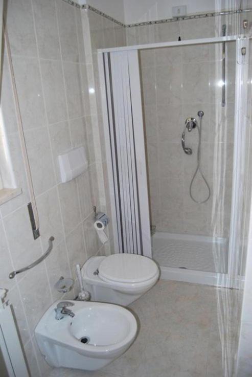 Koupelna v ubytování Hotel Il Chierichetto