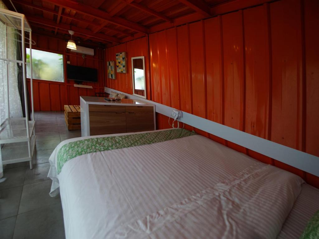 Postel nebo postele na pokoji v ubytování GSV Cottage Sharia