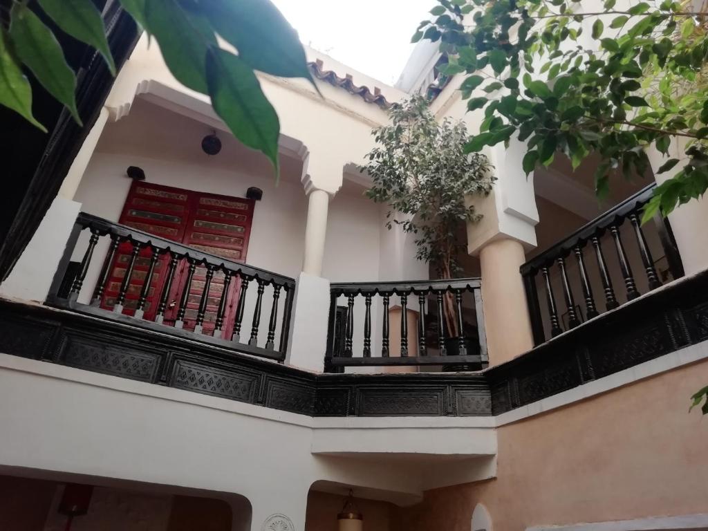 Balkón nebo terasa v ubytování Riad Sabbah