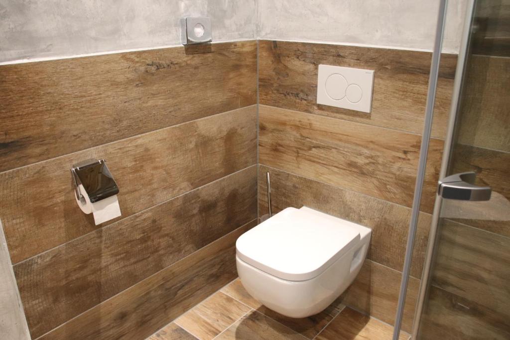 Koupelna v ubytování LH Boardinghouse GmbH - wi Dahaam