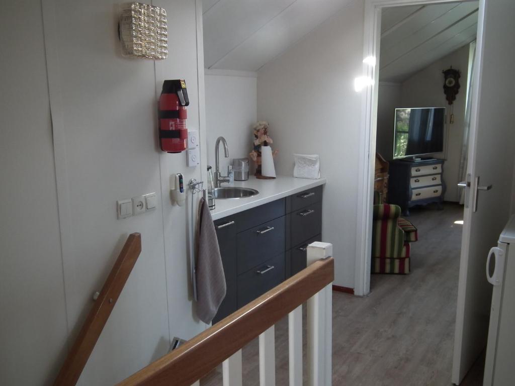Kuchyň nebo kuchyňský kout v ubytování B & B Kaaskenswater