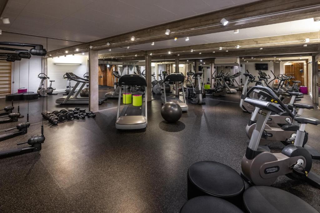 Fitness centrum a/nebo fitness zařízení v ubytování Comwell Klarskovgaard
