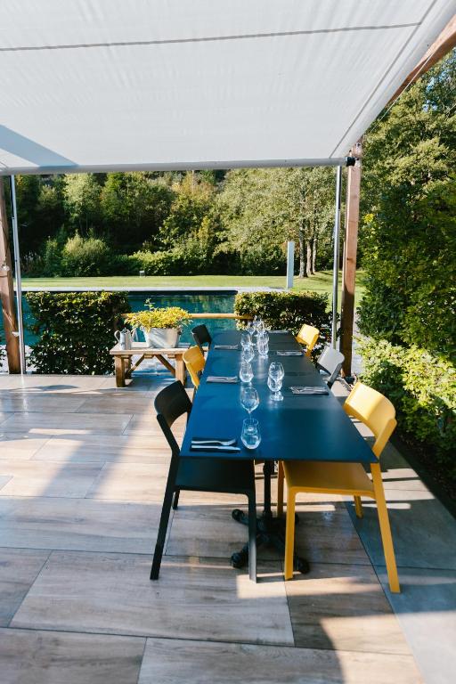 Balkón nebo terasa v ubytování Hotel Le Val D'arimont