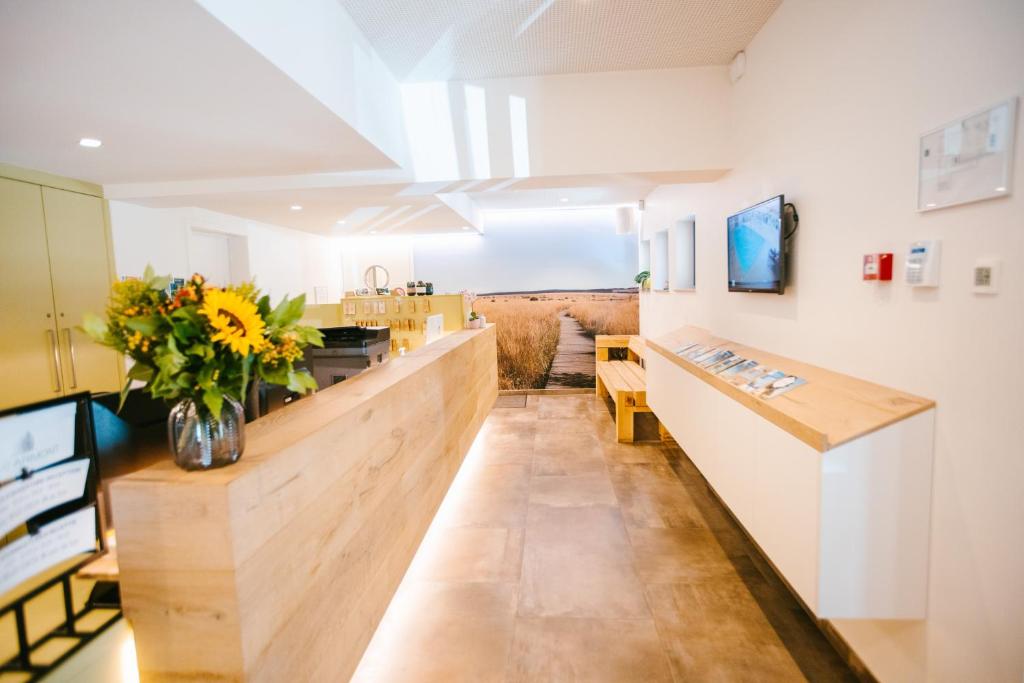 TV a/nebo společenská místnost v ubytování Hotel Le Val D'arimont