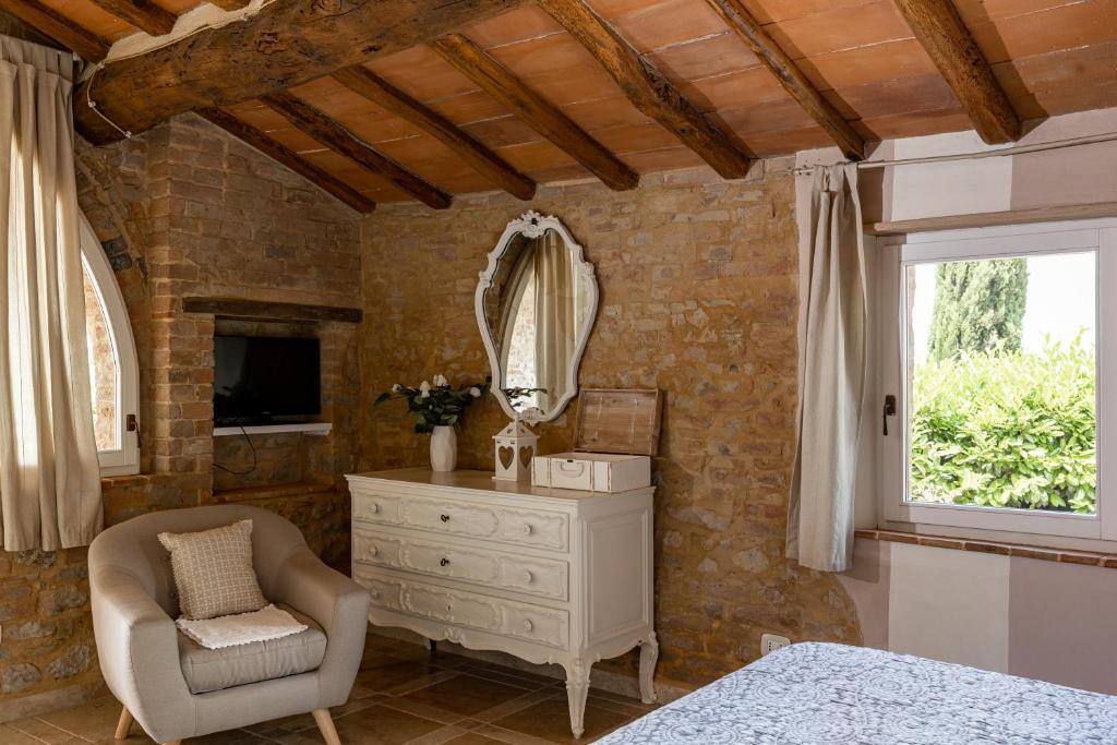 Agriturismo Percenna - Tweepersoonskamer Met Uitzicht Op De Tuin