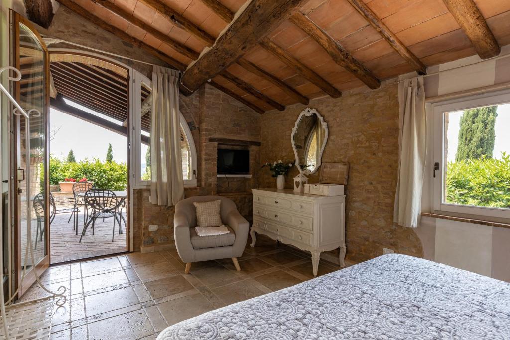 TV a/nebo společenská místnost v ubytování Agriturismo Percenna