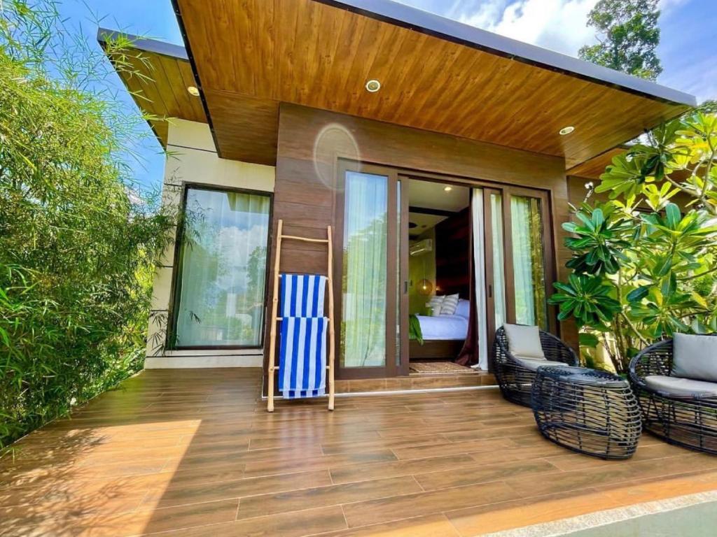 Zahrada ubytování Ahana Resort El Nido