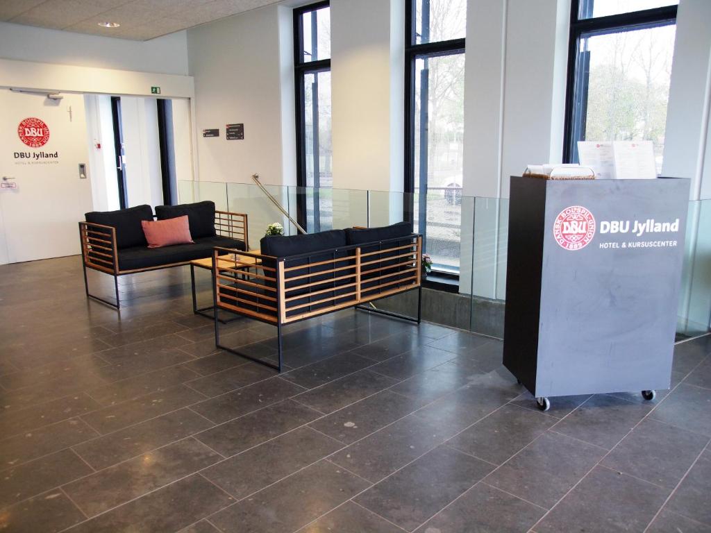 Vstupní hala nebo recepce v ubytování DBU Hotel & Kursuscenter