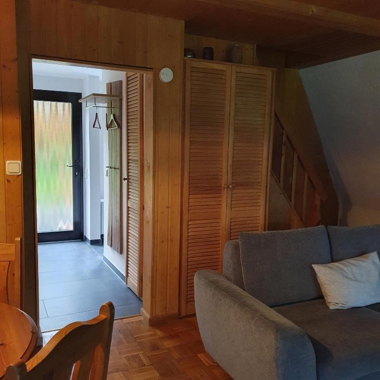 Posezení v ubytování Finnhaus Neubauer