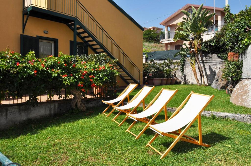 Zahrada ubytování B&B Stella Marina