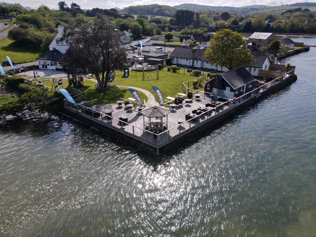Bird's-eye view ng The Old Quay House