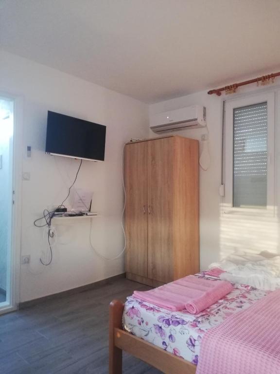 TV a/nebo společenská místnost v ubytování Apartmani Kuljanin