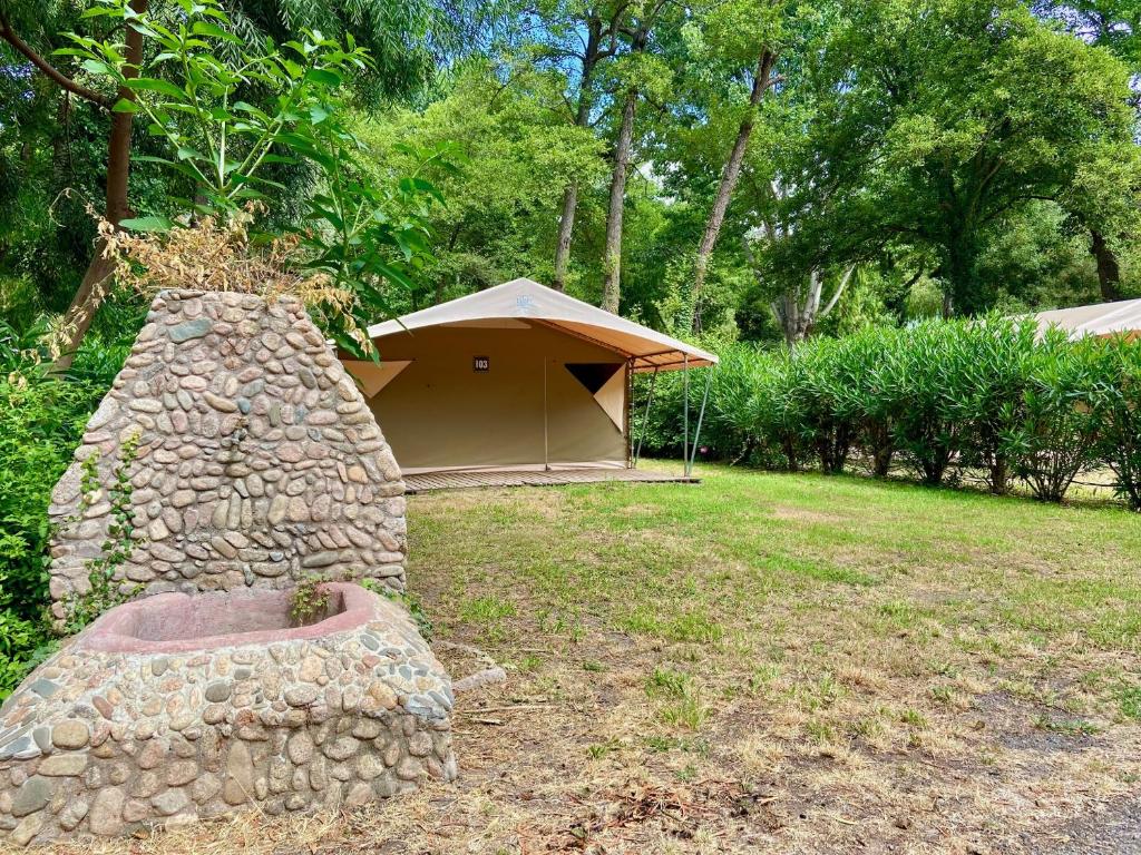 Zahrada ubytování Camping Le Sagone