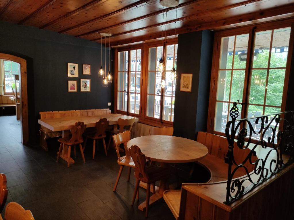 Posezení v ubytování Hotel Restaurant Jungfrau