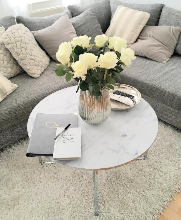 Posezení v ubytování KLASSIK Design-Luxus-Apartment, Nahe Marktplatz