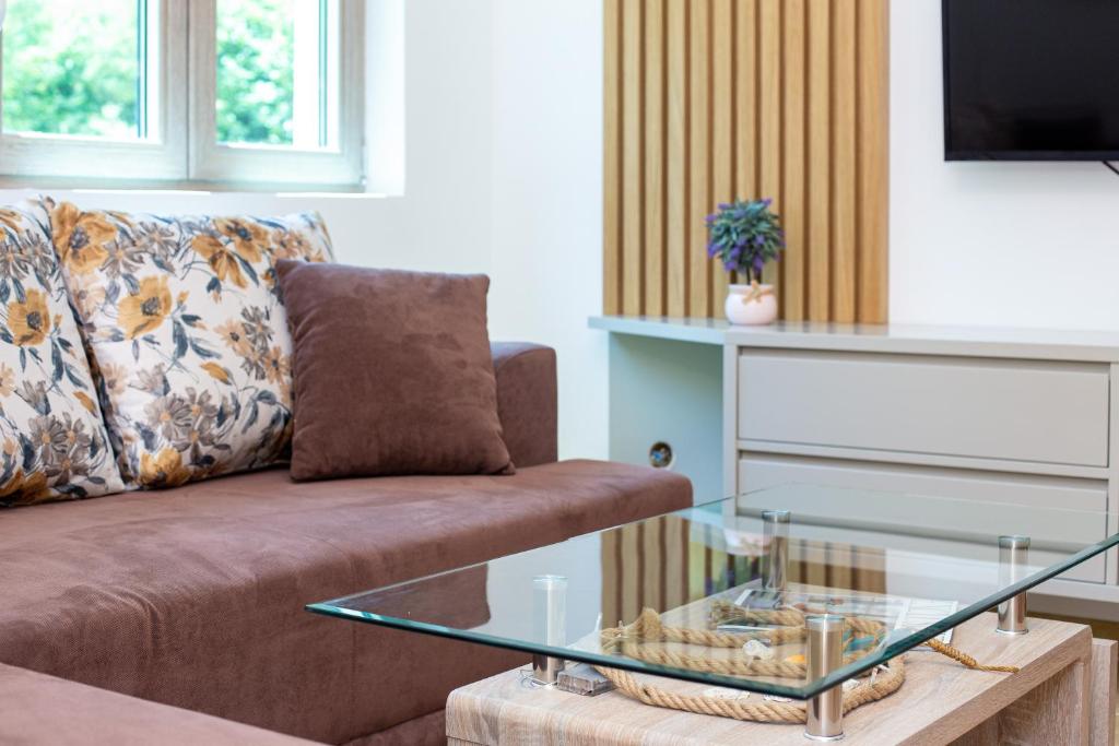 Posezení v ubytování Apartman DULY LUX