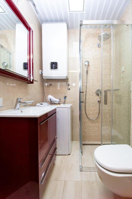 Koupelna v ubytování Apartman DULY LUX