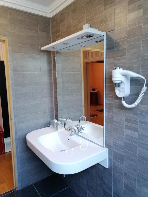 Koupelna v ubytování Hotel Prins van Oranje
