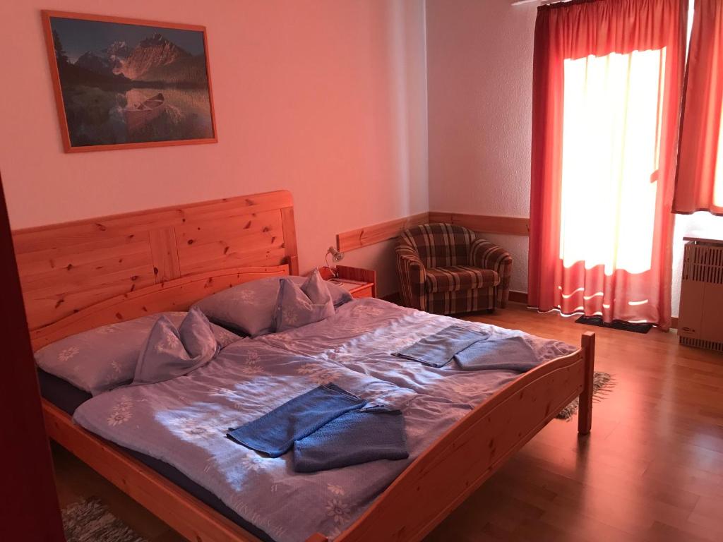 Posteľ alebo postele v izbe v ubytovaní Apartman Németh