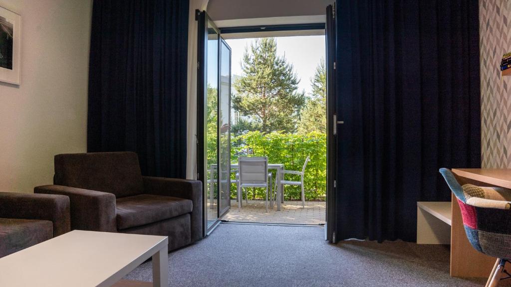 Posezení v ubytování HOTEL Hraniční zámeček