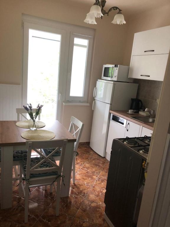 Kuchyň nebo kuchyňský kout v ubytování Kelemen Apartman Nagykanizsa