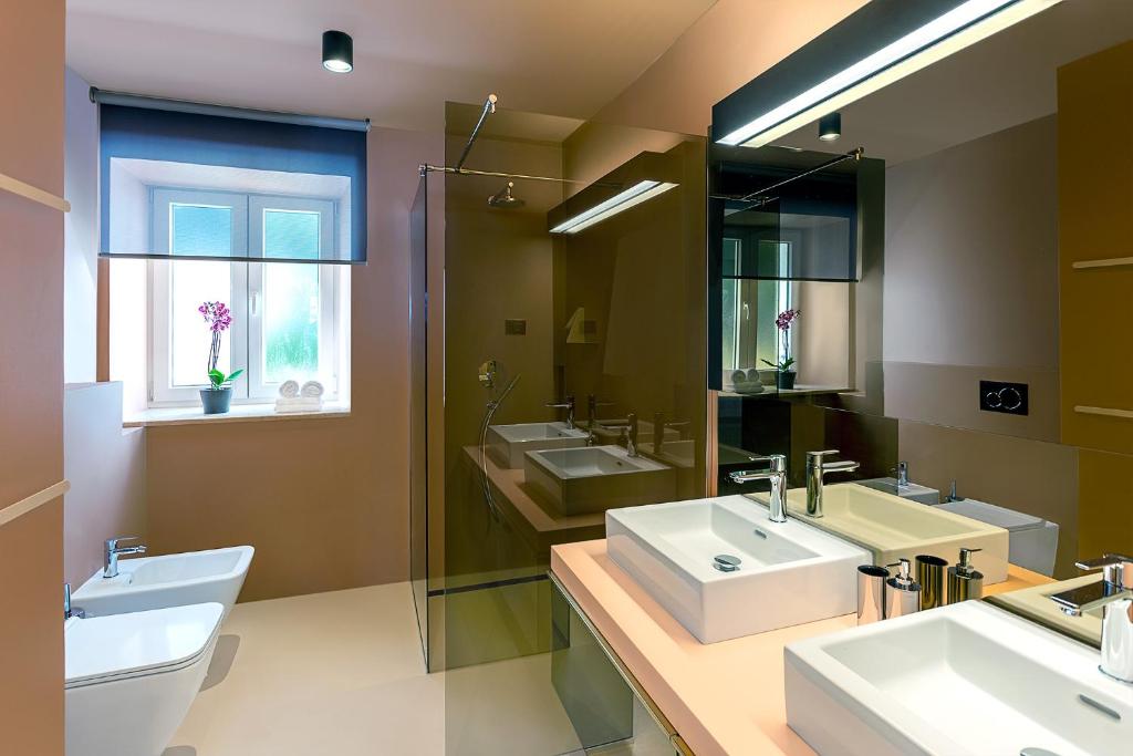 Ванная комната в Ribarska Koliba Resort