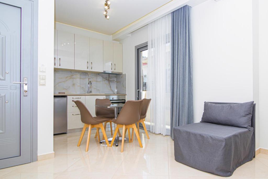 Kuchyň nebo kuchyňský kout v ubytování Amara Residences by Estia
