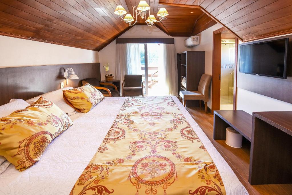 Postel nebo postele na pokoji v ubytování Hotel Kehl Haus