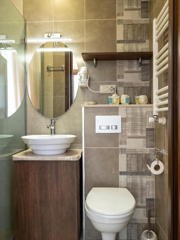 Koupelna v ubytování Boutique Hotel Filosofia