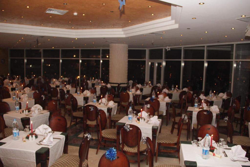 Restaurace v ubytování Queen Sharm Aqua Park Hotel