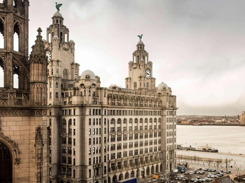 Vista general de Liverpool o vistes de la ciutat des de l'hotel