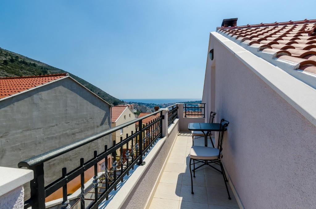 Balkón nebo terasa v ubytování Apartments Life