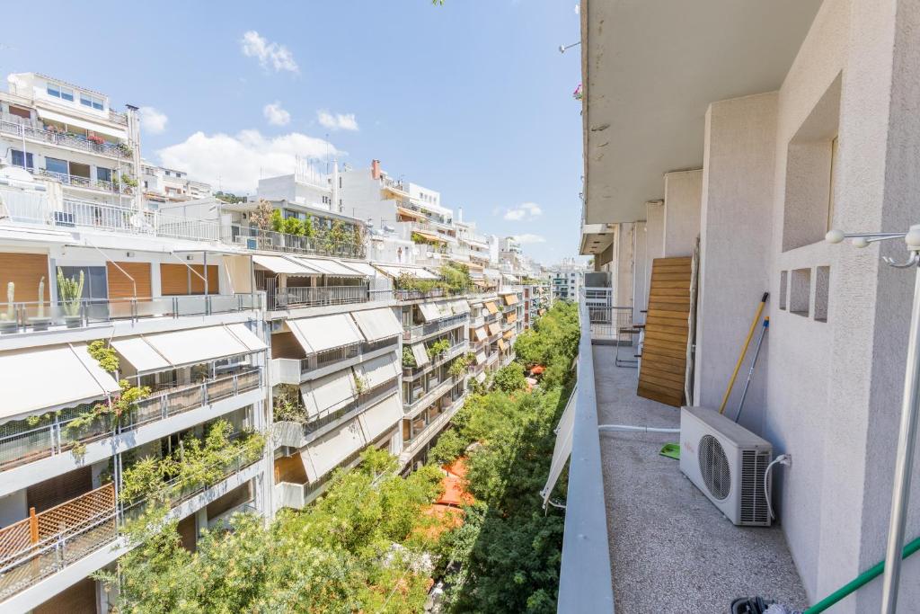 Balkón alebo terasa v ubytovaní Filoxenia MG Kolonaki Athens