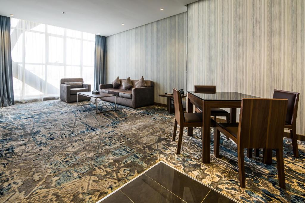 Posezení v ubytování Wow Diamond - White Diamond Hotel Al Nuzha
