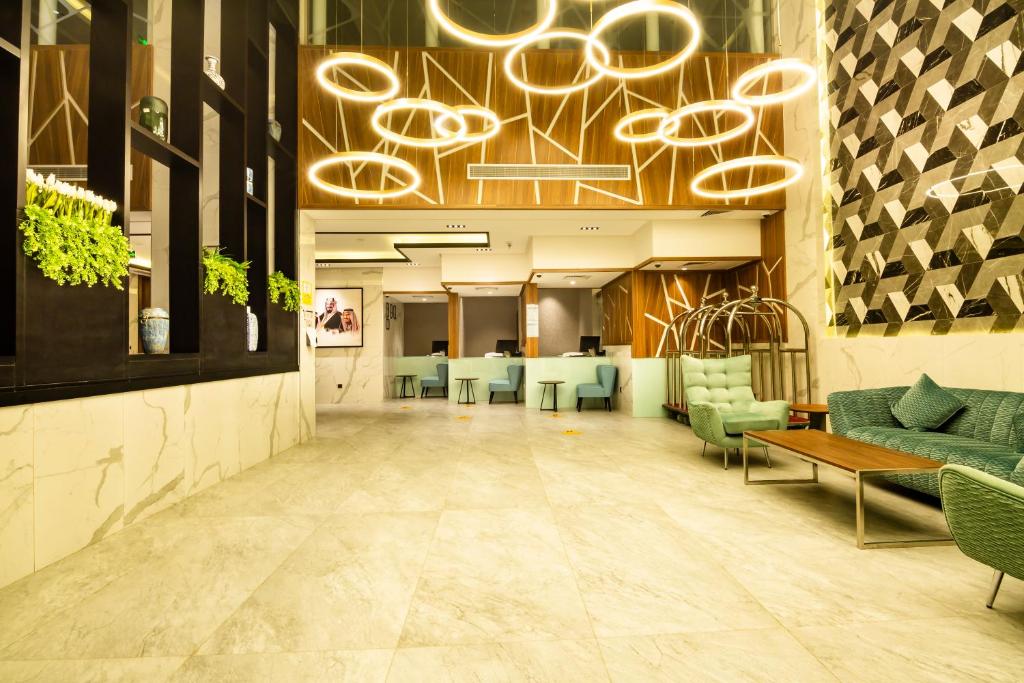 Posezení v ubytování Wow Diamond - White Diamond Hotel Al Nuzha