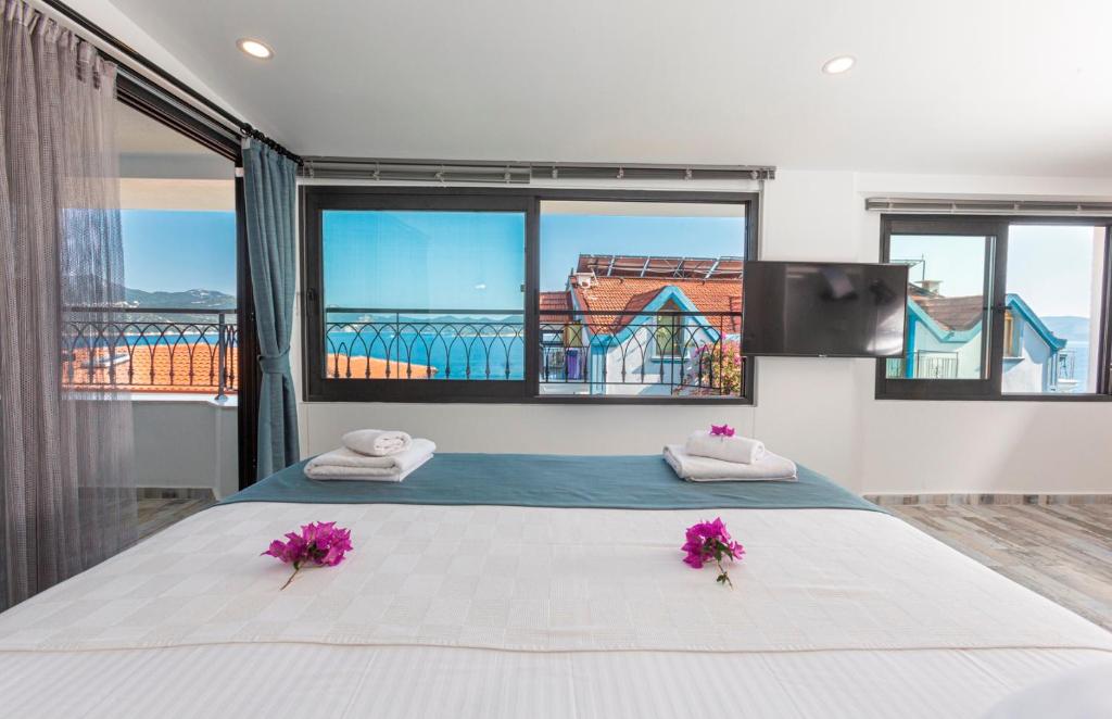 Postel nebo postele na pokoji v ubytování Payam Hotel