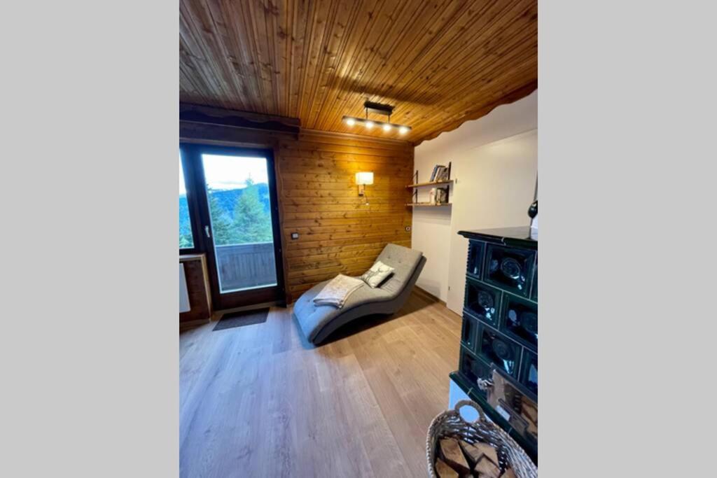 Postel nebo postele na pokoji v ubytování Almhaus-Klippitz