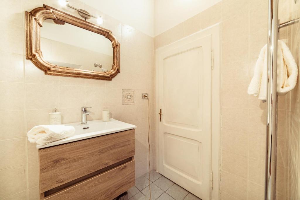 Koupelna v ubytování A casa di Mimma