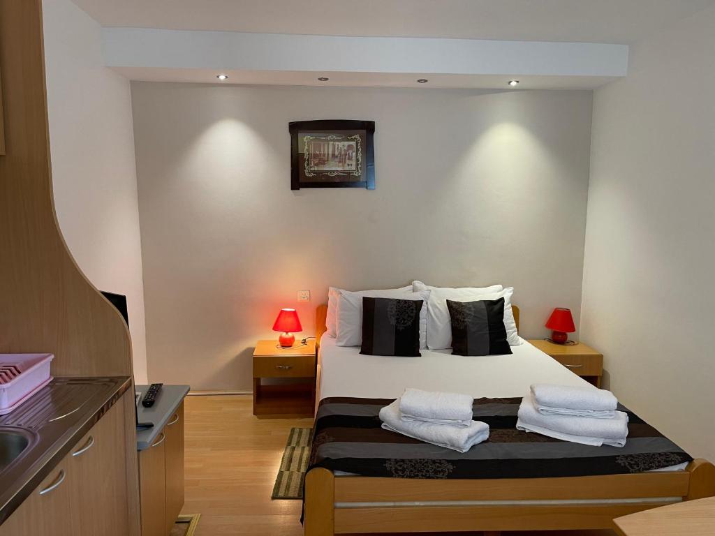 Posteľ alebo postele v izbe v ubytovaní Guest Accommodation Zone