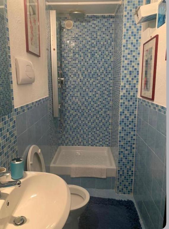 Kúpeľňa v ubytovaní Casa Raccuglia
