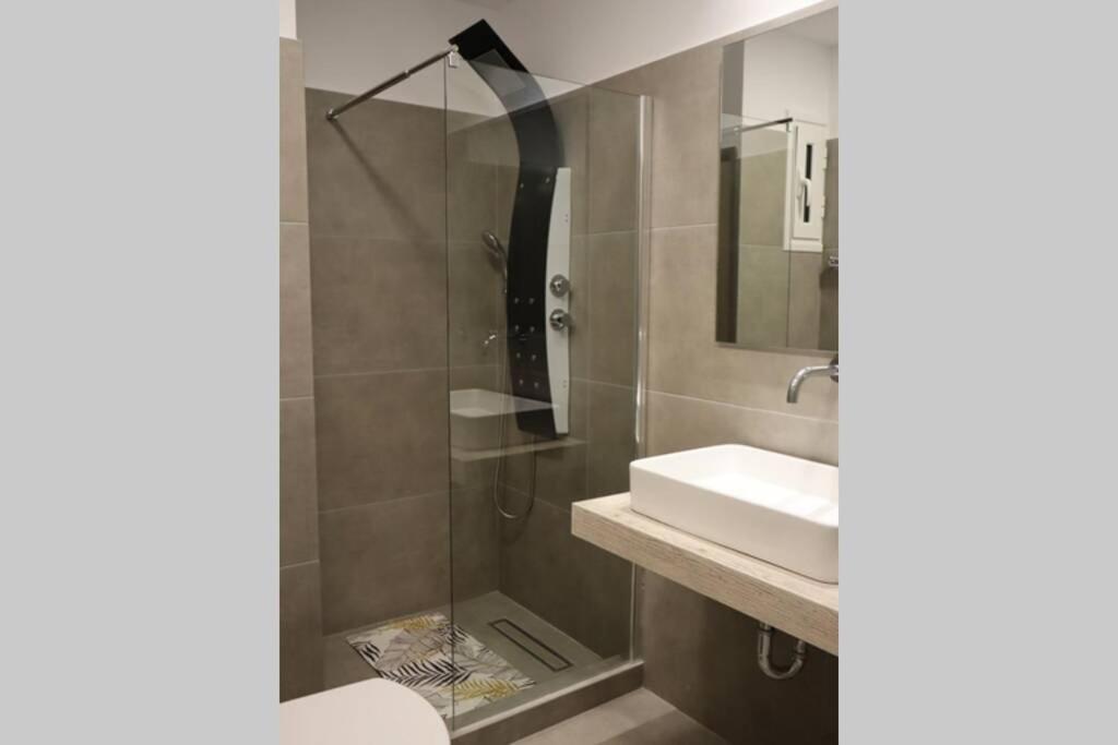 A bathroom at 360° View Suites Cos