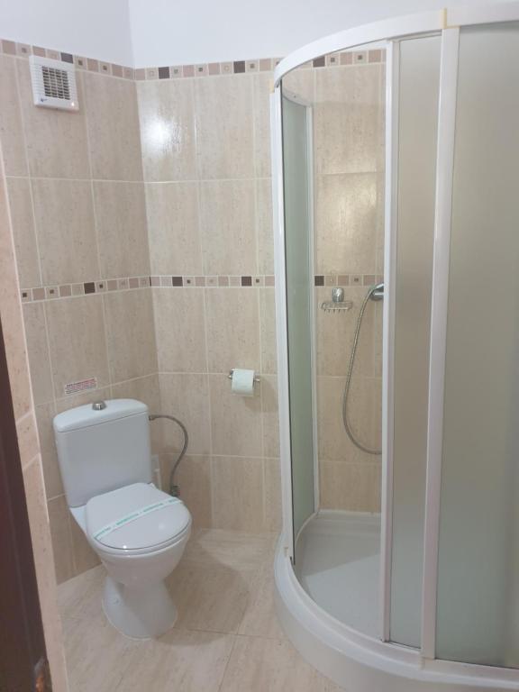 Koupelna v ubytování Hotel MEITNER