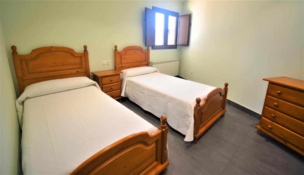 Posteľ alebo postele v izbe v ubytovaní Apartamento con terraza en Cambados