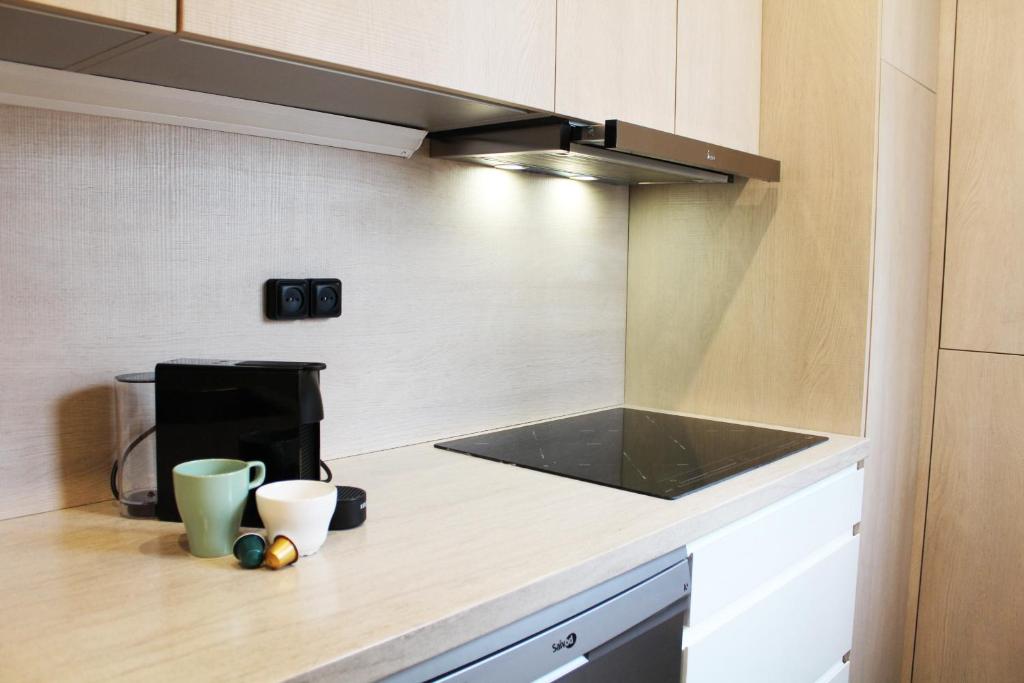 Kuchyň nebo kuchyňský kout v ubytování Sevilla SantaJusta PG Apartamentos