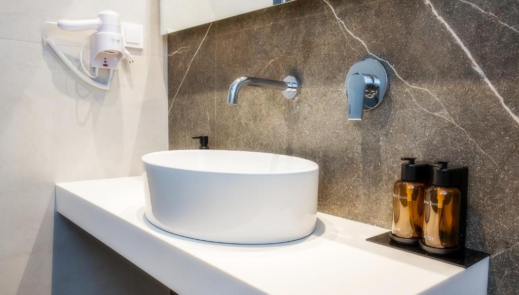 Koupelna v ubytování Epicentrum Suites