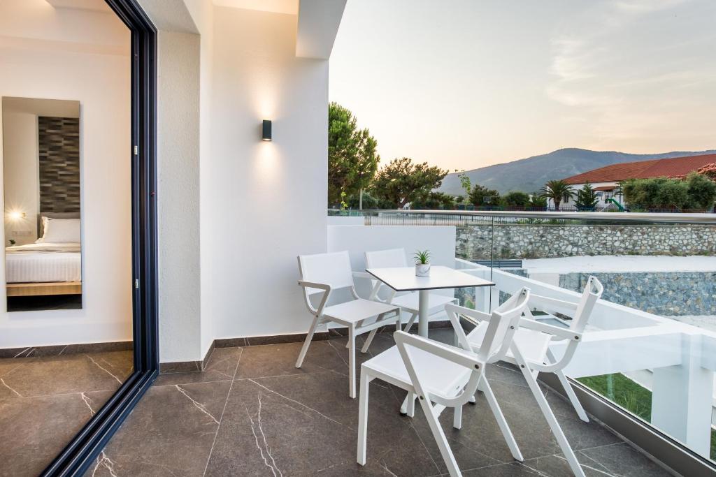 Nespecifikovaný výhled na hory nebo výhled na hory při pohledu z bed and breakfast