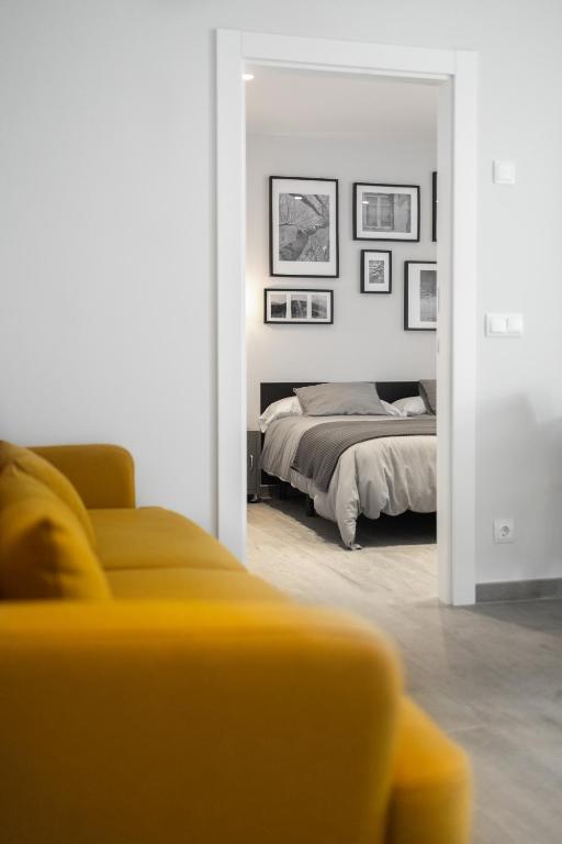Postel nebo postele na pokoji v ubytování Apartamento Urrizti