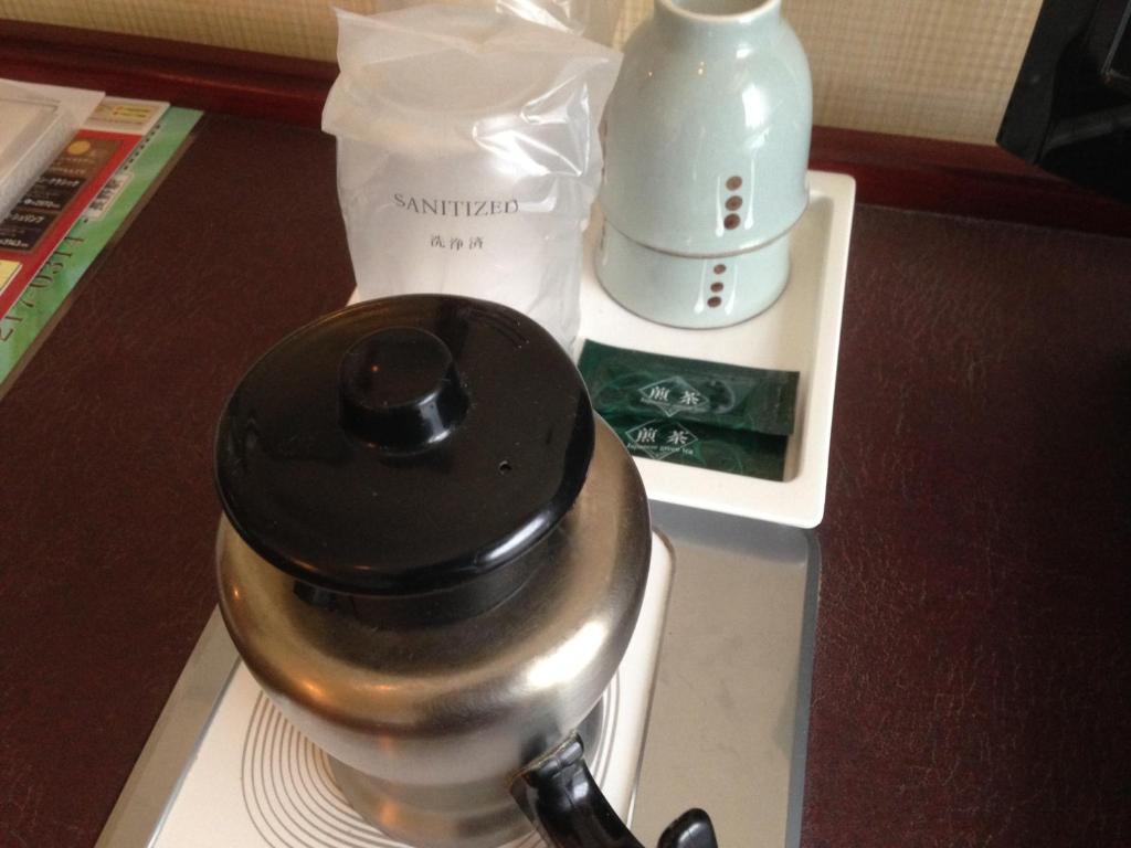 Příslušenství pro přípravu čaje a kávy v ubytování Hotel Select Inn Nagano