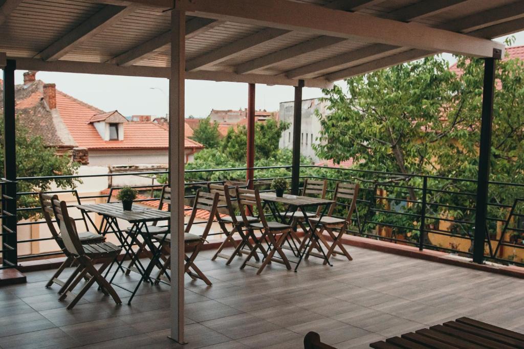 Balkón nebo terasa v ubytování Nest Guesthouse