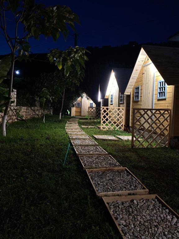 Zahrada ubytování Camping Albania-Secret Village Den